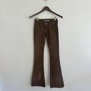 Vince Brown Corduroy Flare Pants Size 24